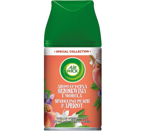 Сменный аэрозольный баллон Air Wick Freshmatic сочный персик, 250мл. РП