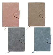 Блокнот С6, 80 л., на кнопке 80 листов, ассорти, Китай