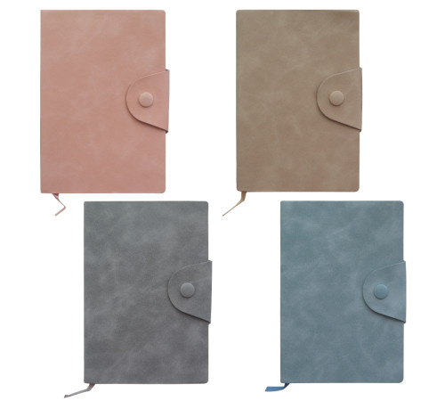 Блокнот С6, 80 л., на кнопке 80 листов, ассорти, Китай