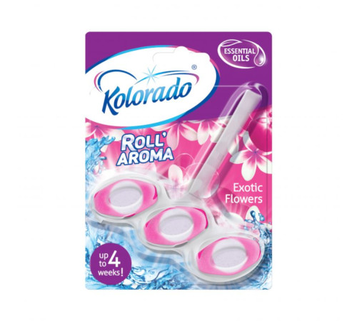 Блок туалетный(подвесной) Kolorado Roll Aroma Exotic flowers(экзотические цветы) 51грПольша