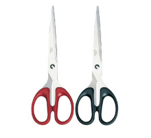 Ножницы 180 мм, Deli, симметричные, пласт. ручки, Китай