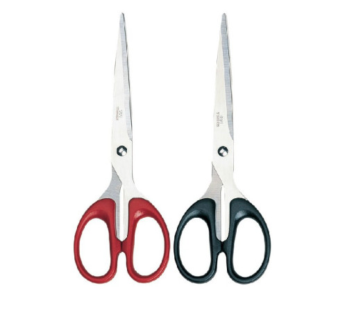 Ножницы 180 мм, Deli, симметричные, пласт. ручки, Китай