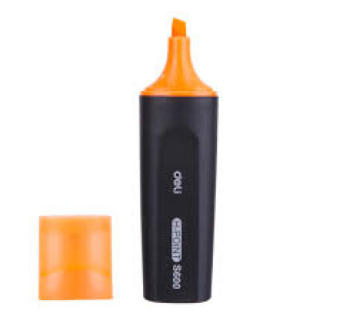 Маркер-текстовый Deli H-POINT оранжевый 1-5 мм, Китай