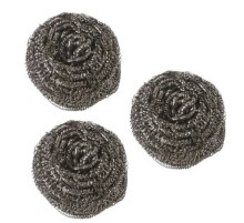 Мочалка металлическая спиральная Лайма 20 г,  3 шт/упак,  РФ