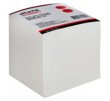 Блок для заметок белый 90*90*90мм ATTACHE эконом, проклеенный, РФ