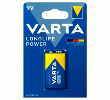 Батарейка  9V/КРОНА/  VARTA  Longlife алкалайн. 1 шт/уп, Китай