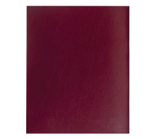 Тетрадь А4 для записей, 96 листов, бордовый, бумвинил, клетка, РБ