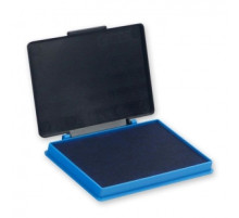 Подушка штемпельная  пластик 7*11 см  KORES синяя , Чехия