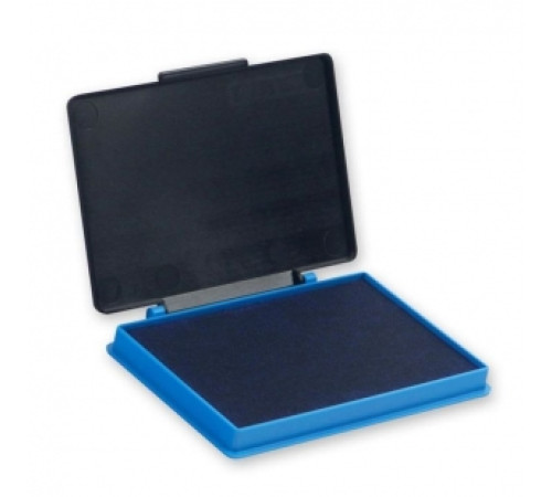 Подушка штемпельная  пластик 7*11 см  KORES синяя , Чехия