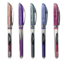 Ручка шариковая синяя 0.6мм, Flair WRITO-METER игольч, с мерной шкалой чернил,  . Индия