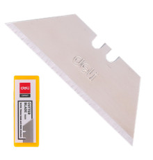 Лезвия 26 мм (для ножа Deli 2100) двухсторонние, 10 шт., Deli, Китай