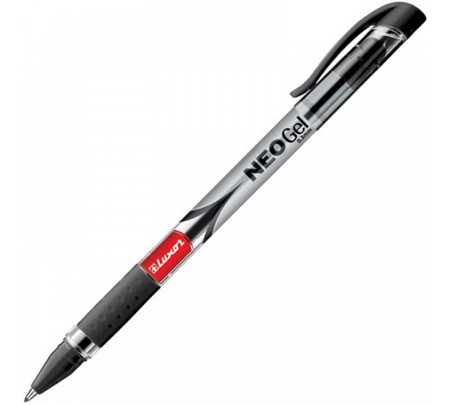 Ручка гелевая чёрная Luxor Neo Gel, линия 0,5 мм, Индия