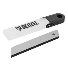 Лезвия 18 мм, для ножей Denzel, сталь SK5 - 0,5 мм, пласт упак, 10 шт/упак, Китай