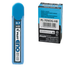 Грифель 0,7мм запасной PILOT PL-7ENOG, HB, полимерный, 12шт., Япония