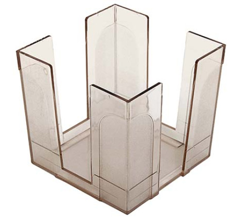 Бокс 9*9*9 см пласт  для бумаг , прозрачный (48), 7с154. РБ