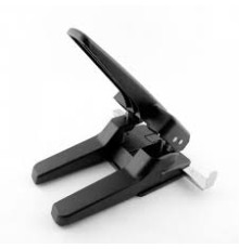 Дырокол 65 л "RAION" 800 , чёрный, разметка форматов, длинный рычаг, пластик, металл, Индия