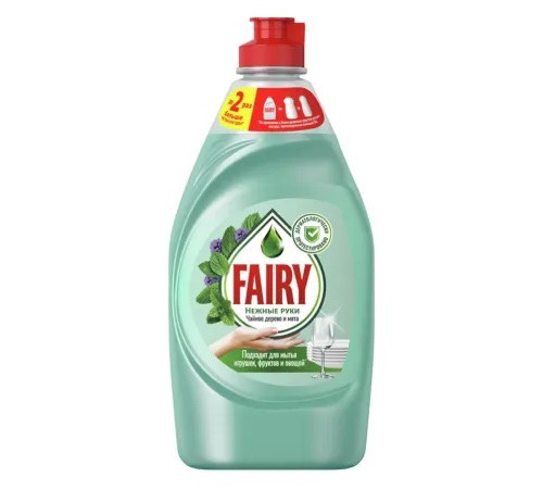 450 мл Средство  д/мытья посуды Fairy Чайное дерево и мята, РФ