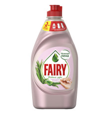 450 мл Средство  д/мытья посуды Fairy Аромат Розового Жасмина и Алоэ Вера, РФ