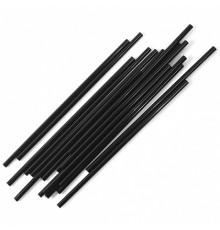 Трубочки для коктейля 125*5 мм, 400 шт/упак. черные,Compliment,РФ
