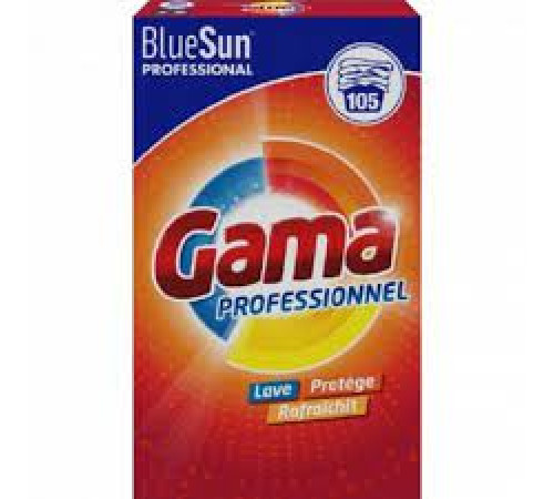 6.825кг Порошок стиральный универсальный GAMA PROFESSIONAL  картон , 105 стирок , Испания