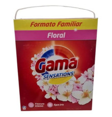 4,55 кг Порошок стиральный универсальный GAMA 3 в 1 Floral,  картон, 70 стирок , Испания