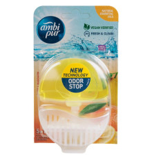 Подвесной блок для унитаза Ambi pur 5в1 Лимон и мандарин, 55 гр, Испания