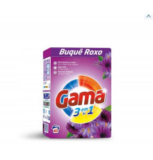 2,2кг Порошок стиральный универс.GAMA 3 in 1 Buque Roxo, Фиолетовый букет,картон,40 стирок, Испания