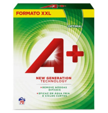 6 кг Порошок стиральный универсальный А+ Optimal, картон, 100 стирки, Испания