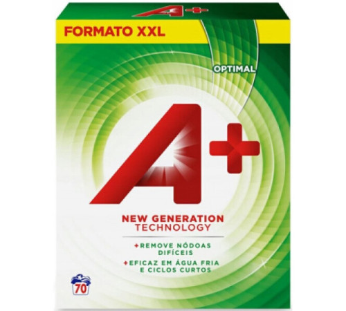 6 кг Порошок стиральный универсальный А+ Optimal, картон, 100 стирки, Испания