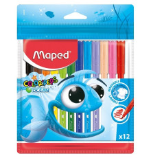 Фломастеры 12 шт. "COLOR PEPS OCEAN" MAPED, Германия