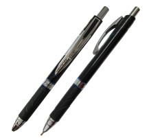 Ручка шарик/автомат VELOCITY Plus Flair 0,7мм,игольч,син.масл.,металл.клип, резин.дер, , Индия