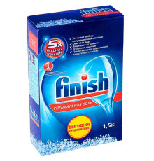 1,5кг Соль для посудомоечных машин FINISH Специальная, РФ