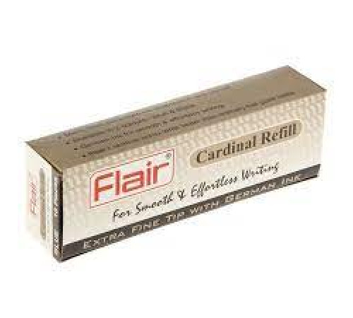 Стержень шар. 116мм тип. Flair Cardinal Refil, металл.с поворотом черн, Индия