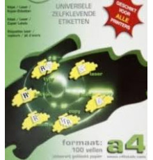 Наклейки А4 210*148мм 100/2л/уп. белые Rilprint/ Нидерланды