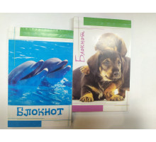 Блокнот А7~ 50л  б/лин.н/склей.обл.мел.карт., РБ