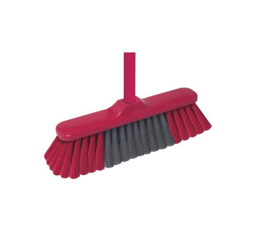 Щетка для пола York Фронтиера 320х80мм , ворс 90мм, с черенком пласт.РБ