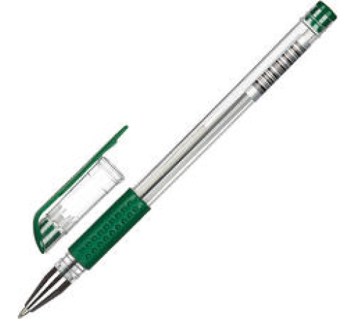 Ручка гелевая зеленый стер.  Attache Economy, манжетка  0,3-0,5мм, Китай