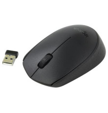 Мышь беспроводная оптическая Logitech B170,  1000DPI, 3 кнопки, колесо с наж., цвет черный,  Китай