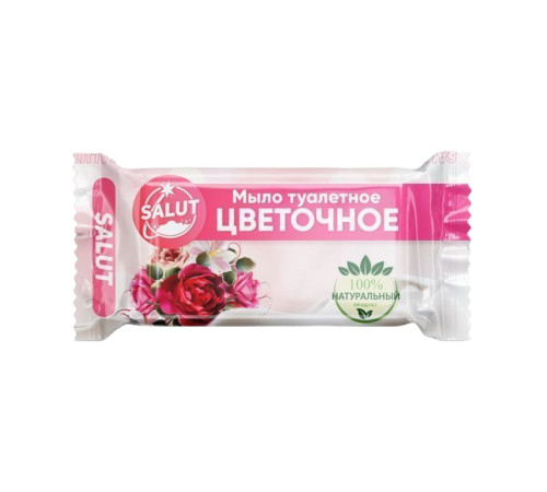 Мыло туалетное Цветочное, 100 г, РФ