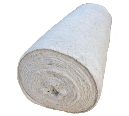 Холстопрошивное полотно белое нетканое 75см*50 м, 190г/м2, прошивка 2,5мм , РФ