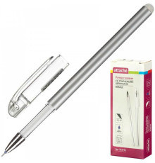 Ручка гелевая синяя, Пиши-Стирай   Attache Mirage, линия 0,38мм,  корпус кгуглый, РФ