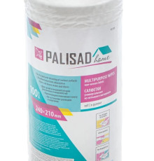 Салфетка из нетканого материала в рулоне, универсальные (240х210мм)Home Palisad,  100шт РФ