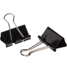 Зажим для бумаг 19мм 12шт/уп Attache Economy, в карт,кор, цвет чёрный, КИТАЙ