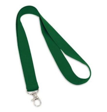 Тесьма с карабином для беджа "94405", Hiidea зеленый цвет, КИТАЙ