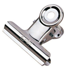 Зажим для бумаг «Бульдог», 38 мм, металлический. Китай