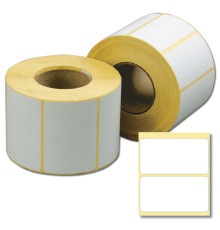 Этикетка самоклеящаяся 58х40/40-500, Ж (75 рул/кор). РБ