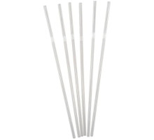 Трубочки для коктейля 210*5 мм, 1000 шт/в упак, Прозрачная с гофрой, РФ