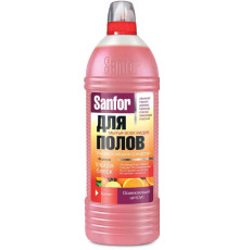1000мл Средство для мытья пола SANFOR УЛЬТРА БЛЕСК(Санфор), освежаюющий цитрус, РФ