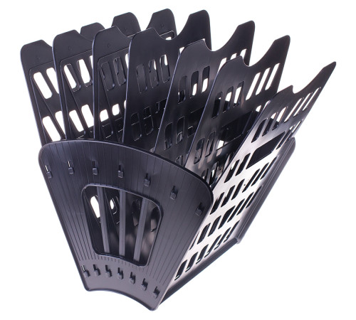 Модуль веерный вертик.-гориз. 4 отд. цв. черный. РБ