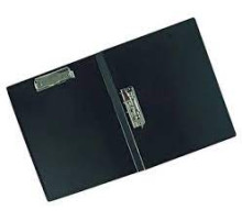 Папка с 2-мя зажимами  А4, 17мм, 700мкм.  Berlingo "Standard" черная, РФ